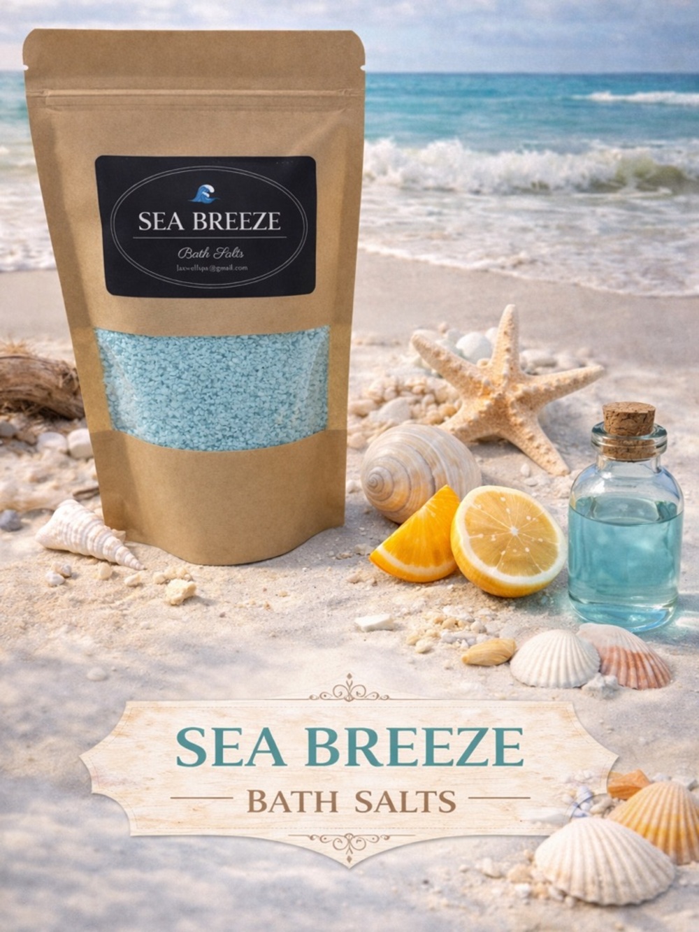 Bath Salts - Sea Breeze Relaxing Soak